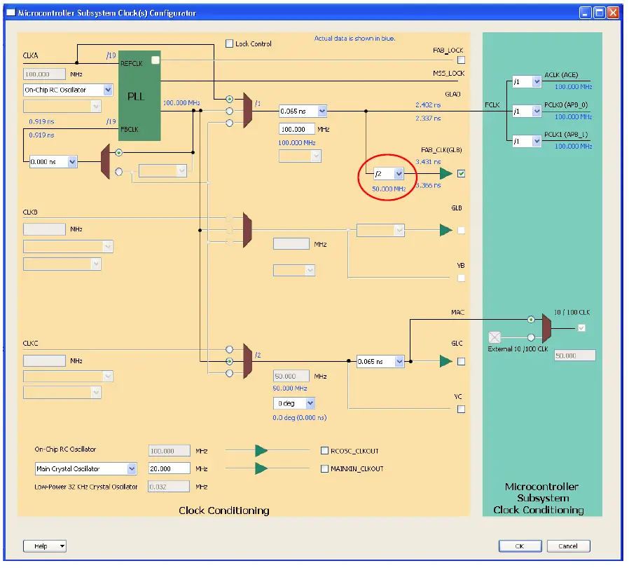 MICROCHIP SmartDesign MSS MSS and Fabric AMBA APB3 1
