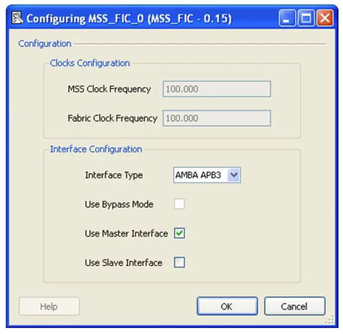 MICROCHIP SmartDesign MSS MSS and Fabric AMBA APB3 2