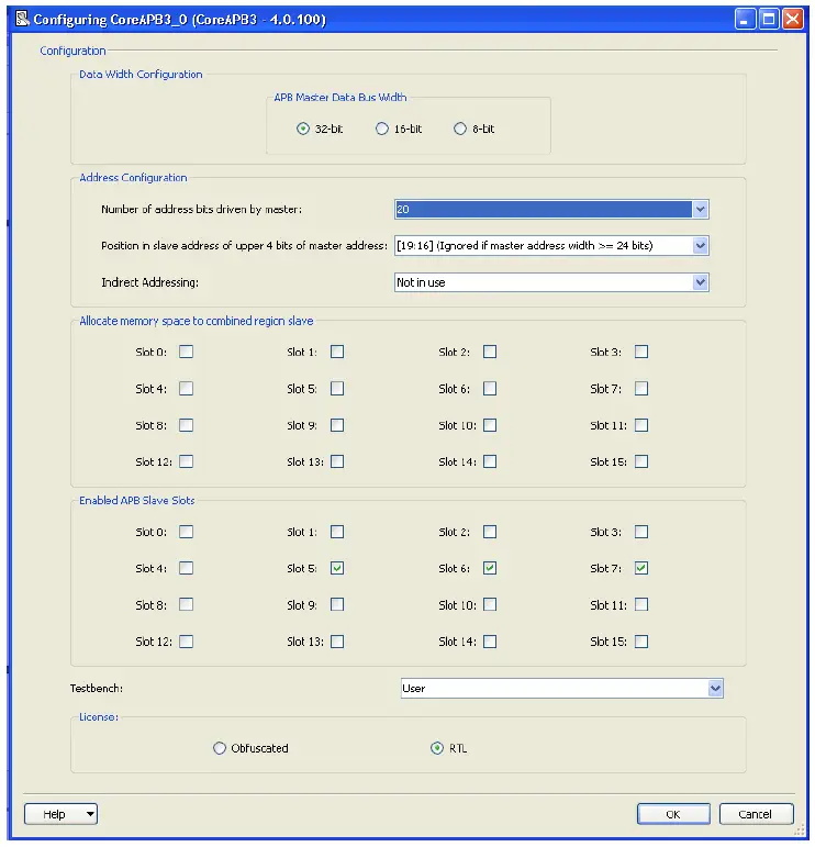 MICROCHIP SmartDesign MSS MSS and Fabric AMBA APB3 3
