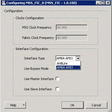 MICROCHIP SmartDesign MSS MSS and Fabric AMBA APB3