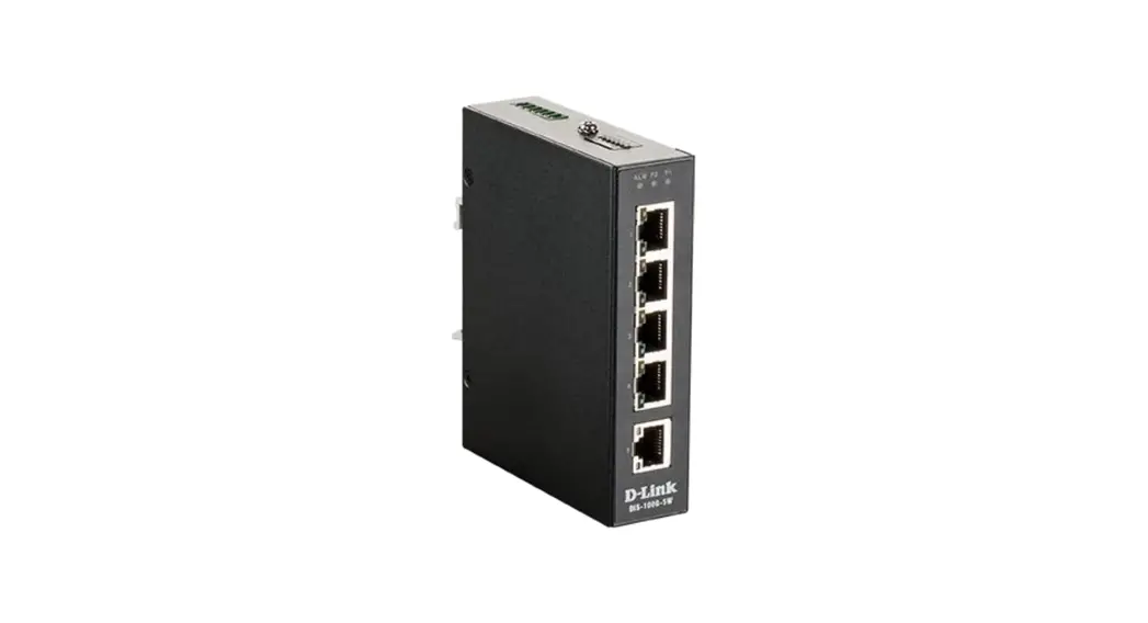 D-link Dis-100g-5w Industrial Unmanaged Switch With 5 10/100/1000base-t Ports Installation Guide