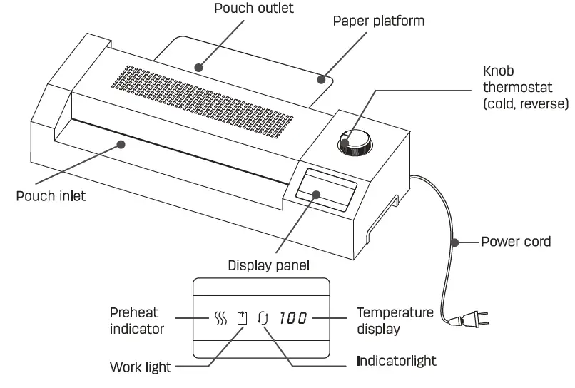 deli E3895S A-3 Laminator 3
