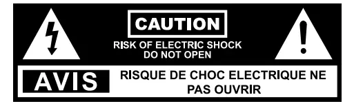 Electric Shock Caution
