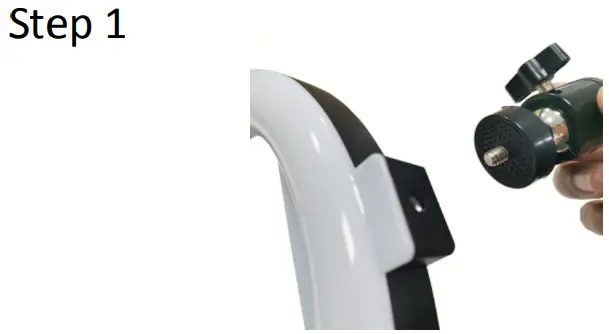 anko 43023400 8 Inch Unicorn Studio Ring Light with Desk Tripod - Step 1