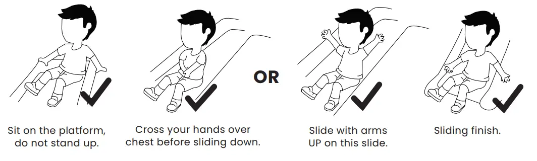 LIFESPAN KIDS PEWINDSOR2 Windsor 2 Slide - Sit on the platform,