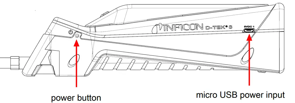 INFICON D-TEK 3 Refrigerant Leak Detector - figure 2
