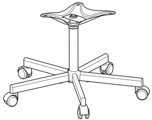 IKEA LOBERGET Swivel Chair