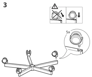 IKEA LOBERGET Swivel Chair - fig10