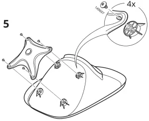 IKEA LOBERGET Swivel Chair - fig15