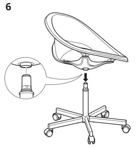 IKEA LOBERGET Swivel Chair - fig18