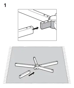 IKEA LOBERGET Swivel Chair - fig4