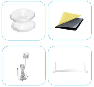 ANTOP AT 120B Paper Thin Smartpass Amplified Indoor HDTV Antenna - fig