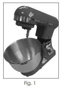 mistral MFM495 Stand Mixer Instruction Manual - Fig. 1