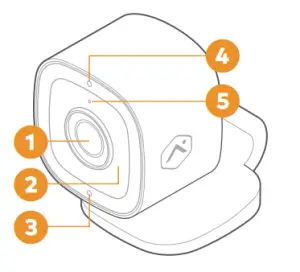 ALARM COM 1080p Indoor Wi Fi Camera-