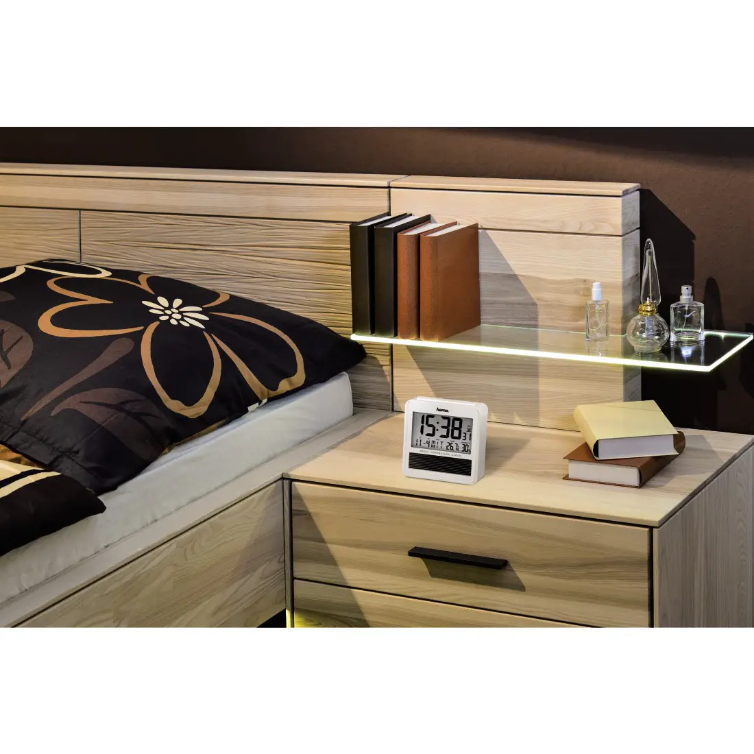 Hama Radio Alarm Clock Black Line Instruction Manual