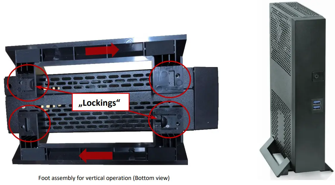 kontron Smartcase S700 with Front USB - Stands 1