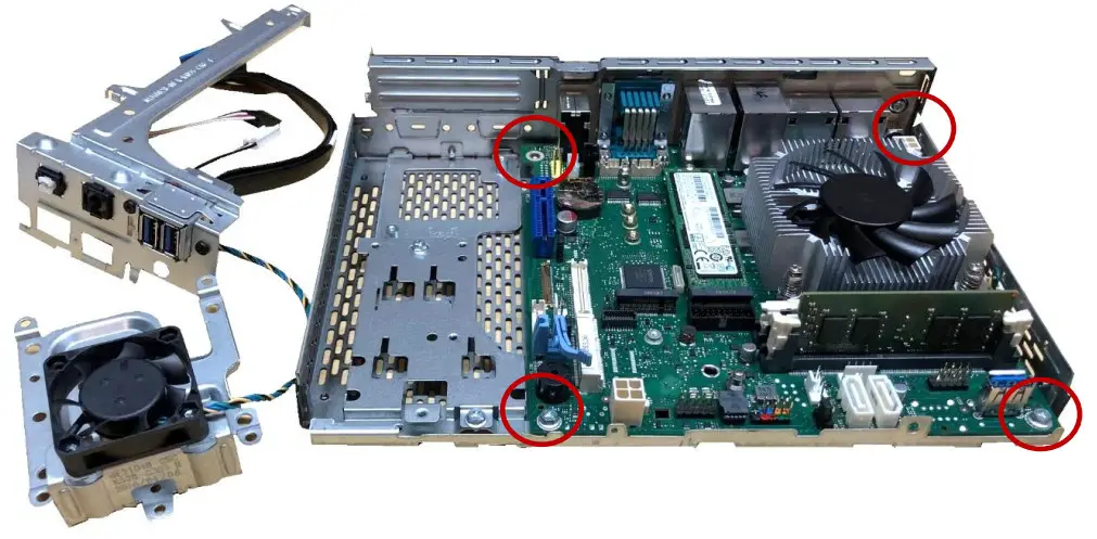 kontron Smartcase S700 with Front USB - chassis nuts