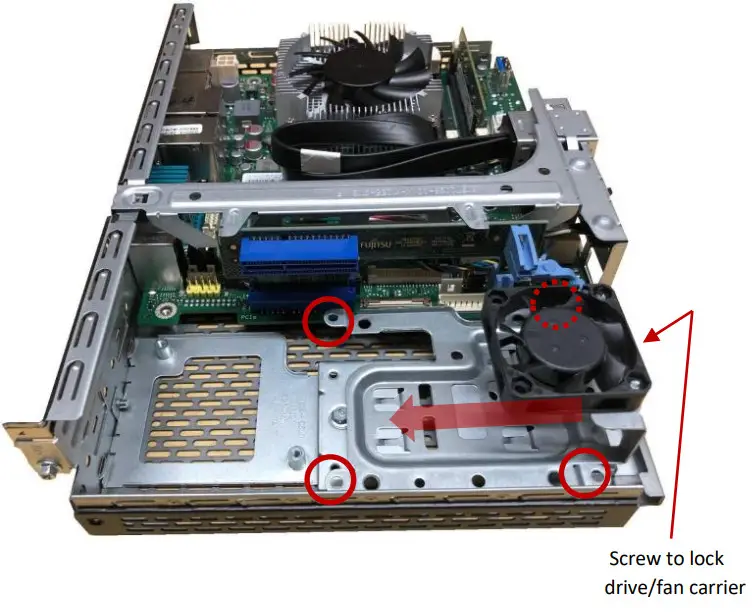 kontron Smartcase S700 with Front USB - fan carrier
