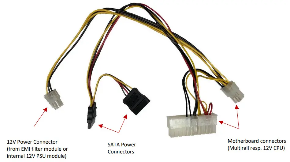 kontron Smartcase S700 with Front USB - power cable