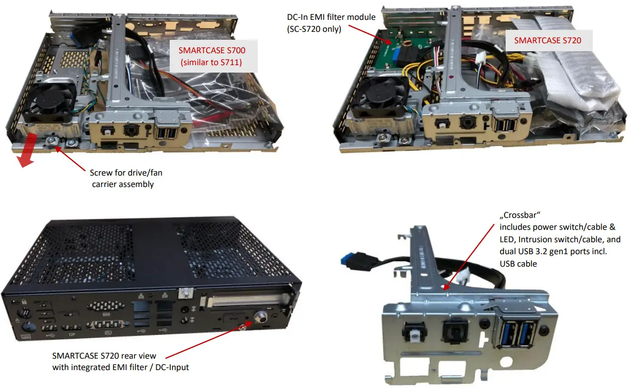 kontron Smartcase S700 with Front USB - top cover