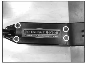 Razor Power Core 90 Controller Replacement - Step 1