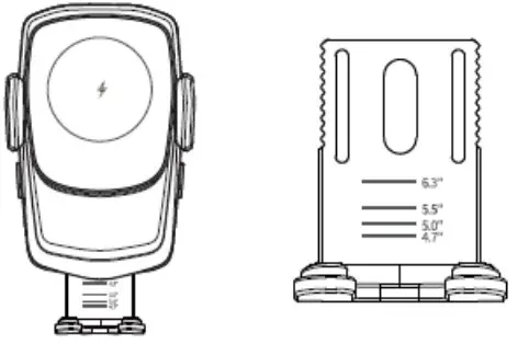 Shenzhen Meskey Technology CW-26 Full Automatic Car Phone Bracket - FIG2
