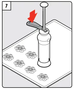 oxo 1257580 Cookie Press With Disk Storage Case - GETTING STARTED 7
