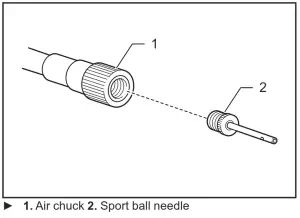 makita DMP181 Cordless Inflator---chuck