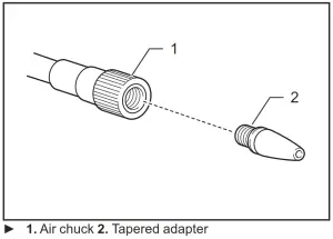 makita DMP181 Cordless Inflator---tapered