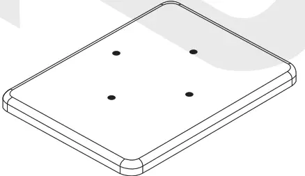 ROCKVILLE Wood Speaker Stand - BASE PLET