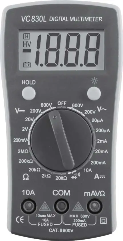 Somogyi Electronic Vc 830l Digital Multimeter Instruction Manual