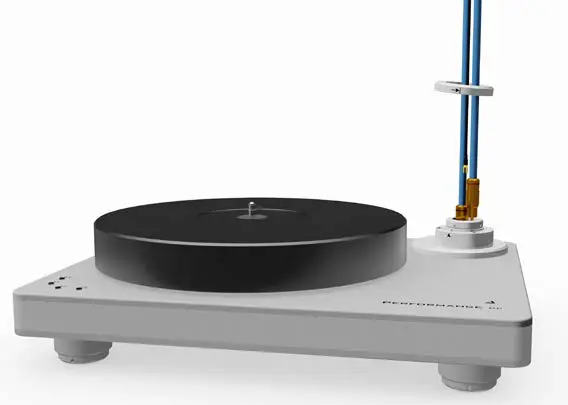 clearaudio TT5 Tonearm Swing Base- Inserting the cables