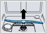 NEFF S199YB800E Fully Integrated Dishwasher - lower spray arm