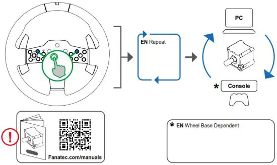 FANATEC P1919C CSL Steering Wheel BMW - CALIBRsATION