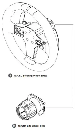 FANATEC P1919C CSL Steering Wheel BMW - Steering