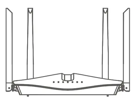 TECNO TR660 WiFi6 AX1800 Router