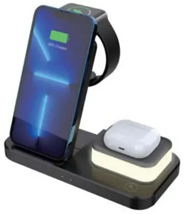 Shenzhen Aibaoke Electronic Technology C500 4 In 1 Wireless Charging Station