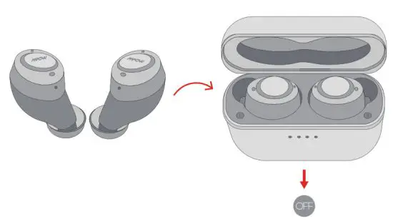 MPOW BH321A M7 ANC True Wireless Earbuds - off