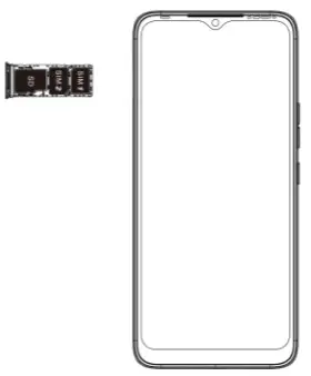 TECNO BD4 Pop 5 Smartphone - SIM SD card installation