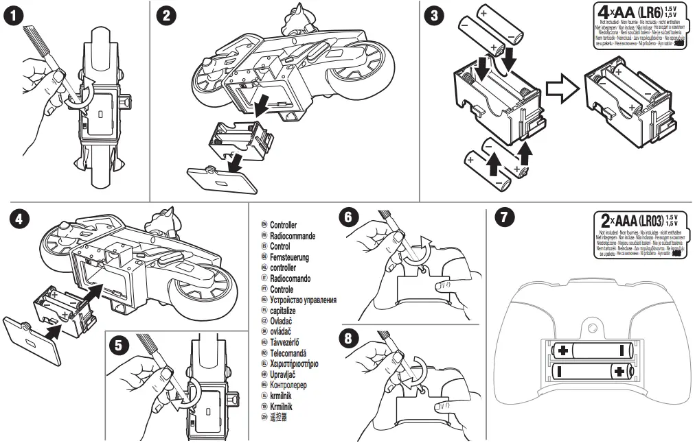 HOW TO INSTALL BATTERIES