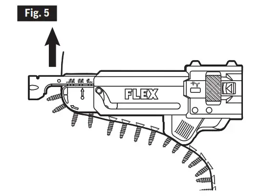FLEX FT161 Collated Screw Magazine - FUNCTIONAL DESCRIPTION AND SPECIFICATIONS fig 5