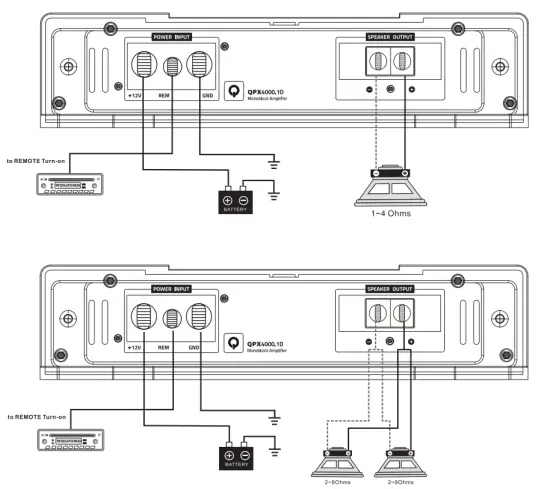 QUANTUM AUDIO QP2000 4 4 Channel Amplifier - fig3