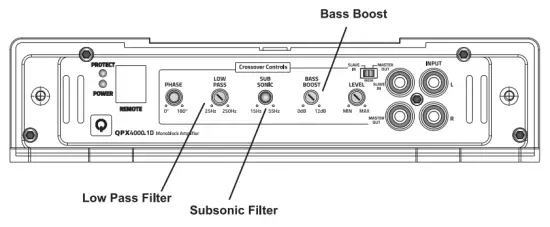 QUANTUM AUDIO QP2000 4 4 Channel Amplifier - fig6