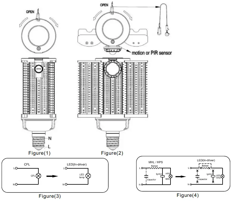 Asmart Light CLH02 LED Corn Light-fig2