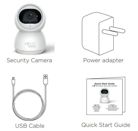 HELO ‎CAMERA-W-IN Full HD Indoor Security Camera - figure 1