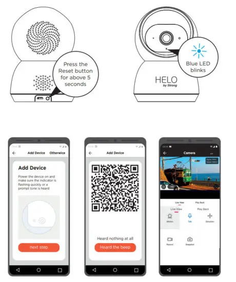 HELO ‎CAMERA-W-IN Full HD Indoor Security Camera - figure 7