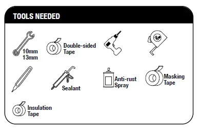 FRONT -RUNNER -FAFR005 -Ford -Ranger- 2012-Current -Foot -Rails -2