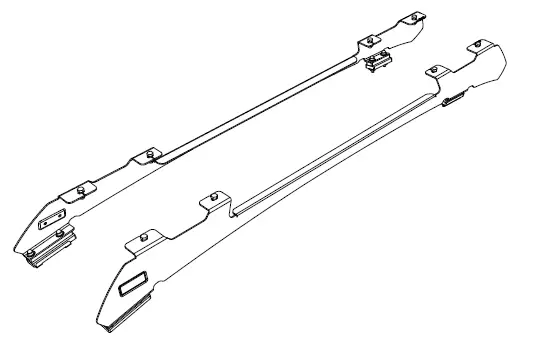 FRONT -RUNNER -FAFR005 -Ford -Ranger- 2012-Current -Foot -Rails -24