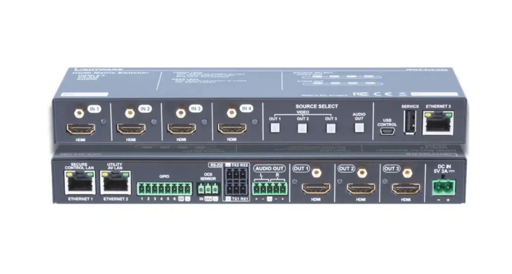 Lightware Mmx2-4x1-h20 Hdmi 2.0 Switcher High-definition Interface User Guide