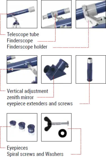 telescope setting